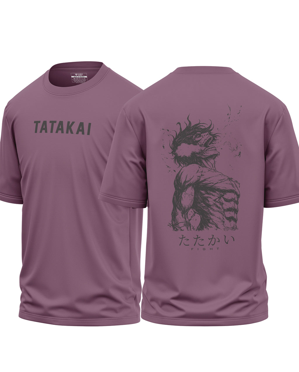 Tatakai Fight Cotton Oversized T-shirt