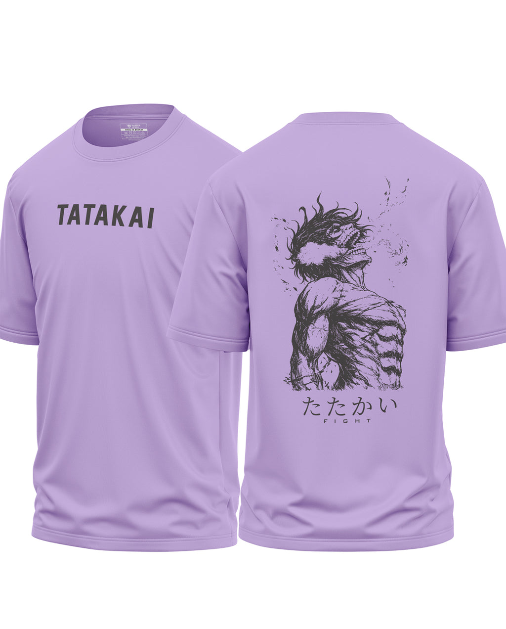 Tatakai Fight Cotton Oversized T-shirt