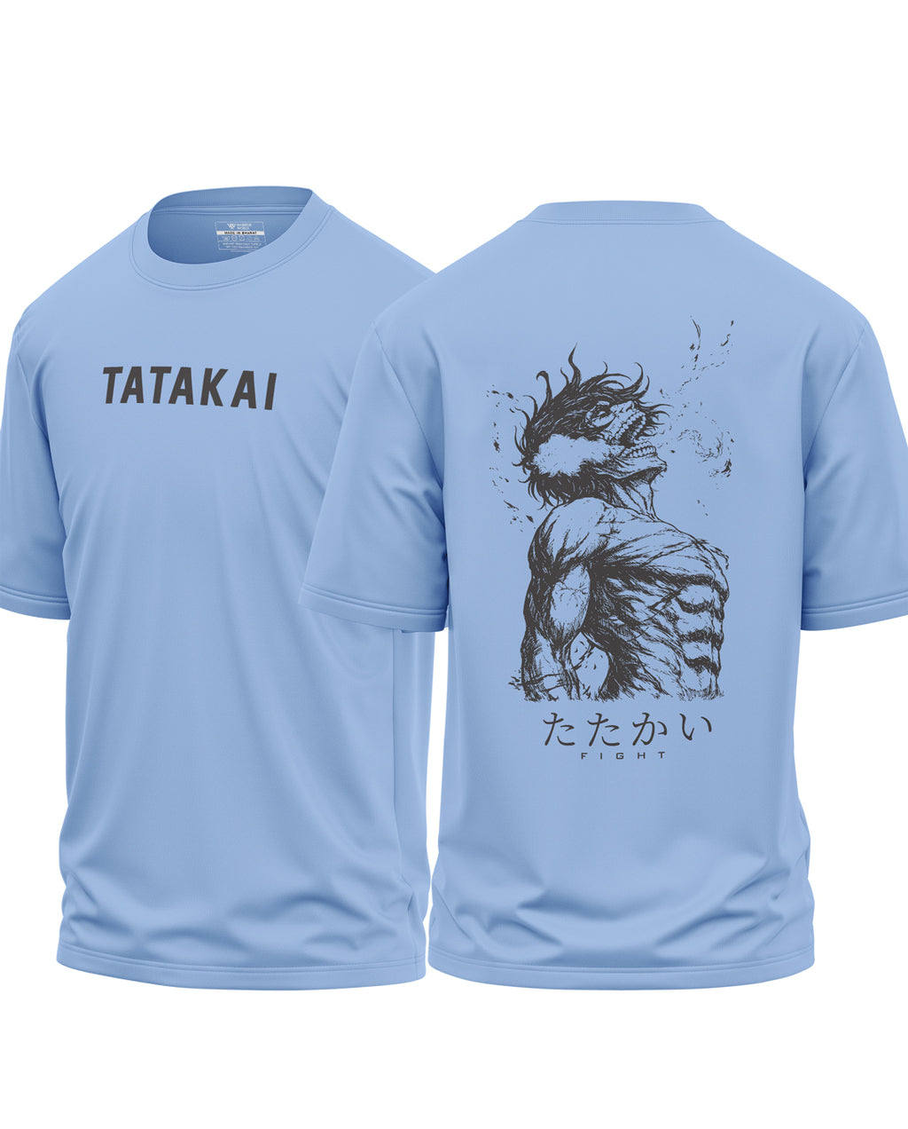 Tatakai Fight Cotton Oversized T-shirt