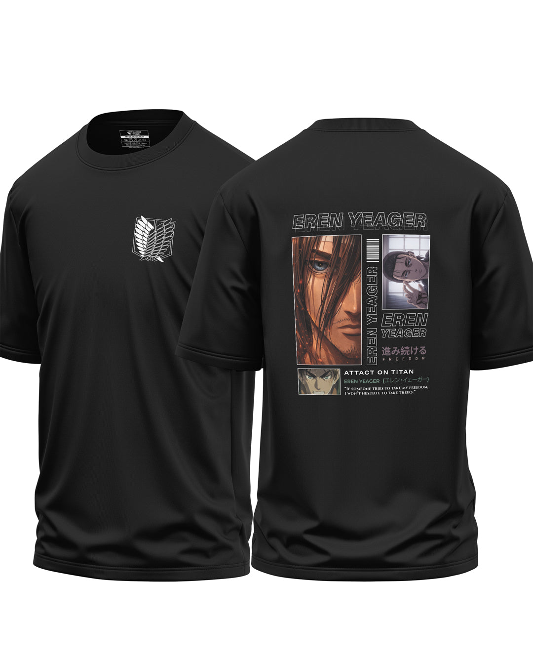 Eren Yeager Cotton Oversized T-shirt