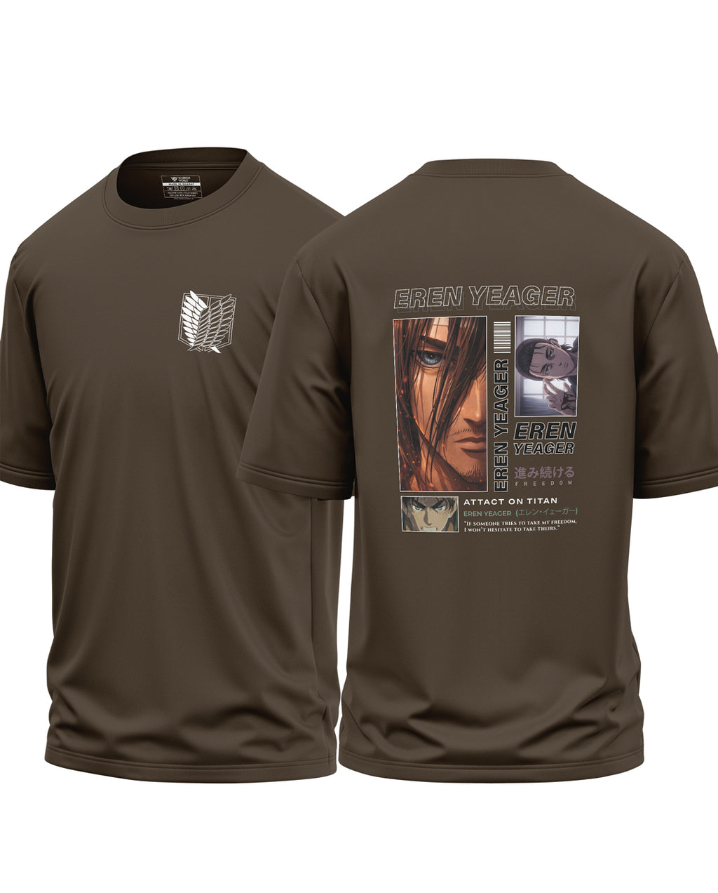 Eren Yeager Cotton Oversized T-shirt