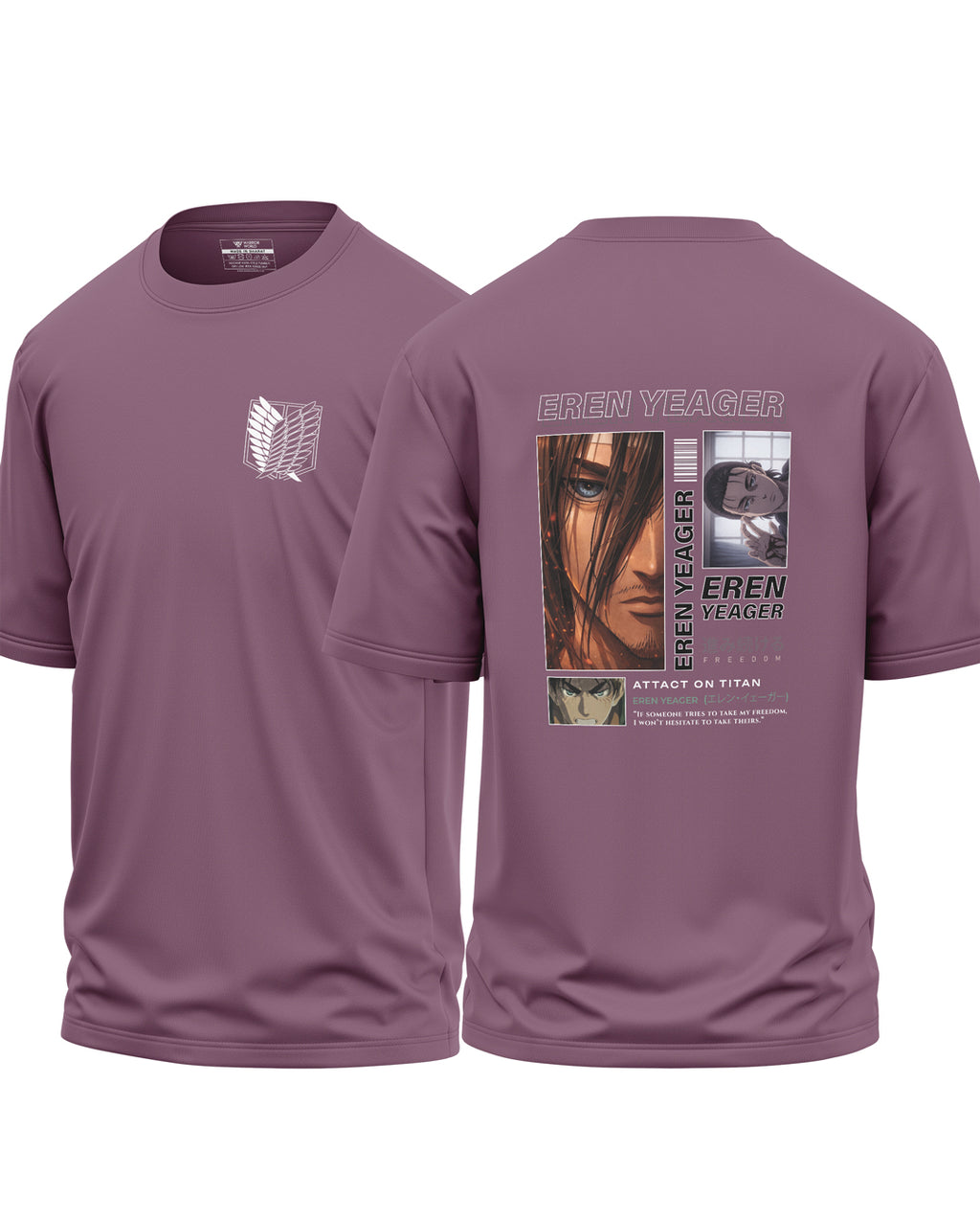 Eren Yeager Cotton Oversized T-shirt