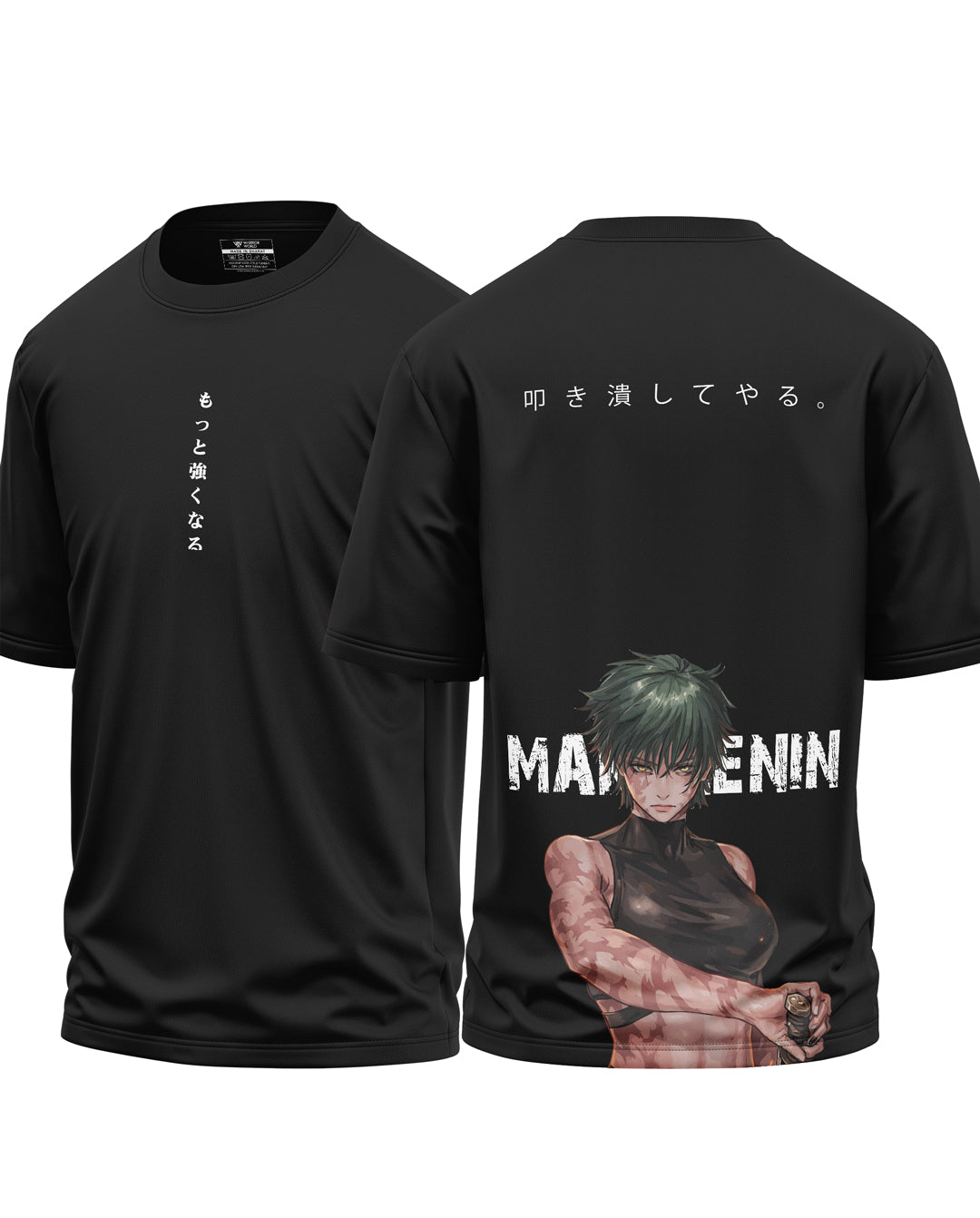 Maki Zenin Crush Them Cotton Oversized T-shirt