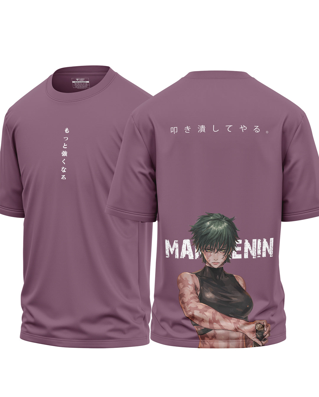 Maki Zenin Crush Them Cotton Oversized T-shirt