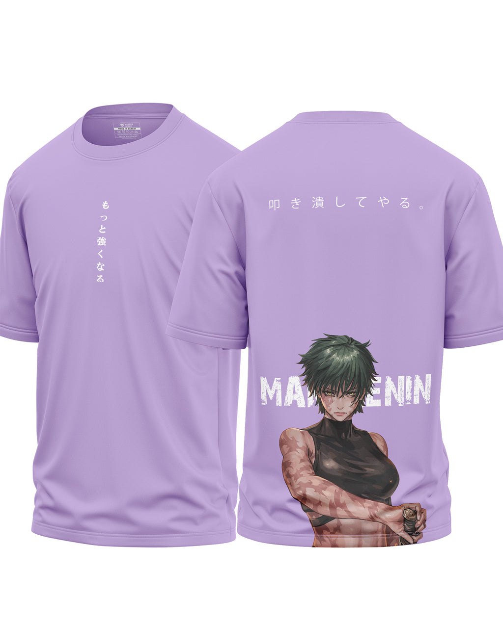 Maki Zenin Crush Them Cotton Oversized T-shirt