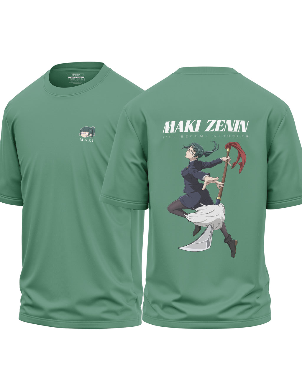 Maki Zenin Become Stonger Cotton Oversized T-shirt