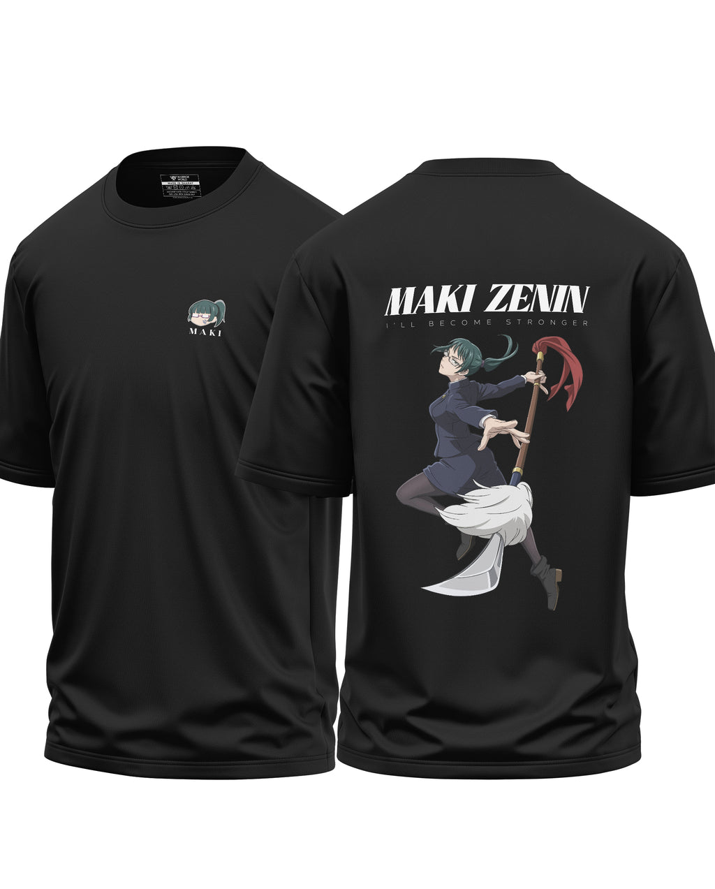 Maki Zenin Become Stonger Cotton Oversized T-shirt