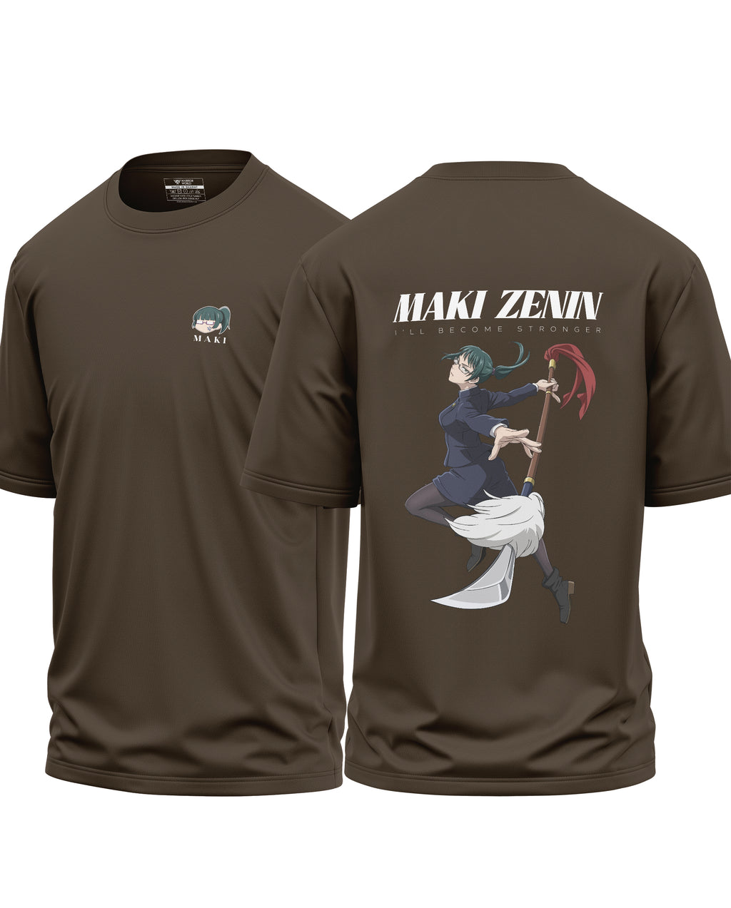 Maki Zenin Become Stonger Cotton Oversized T-shirt