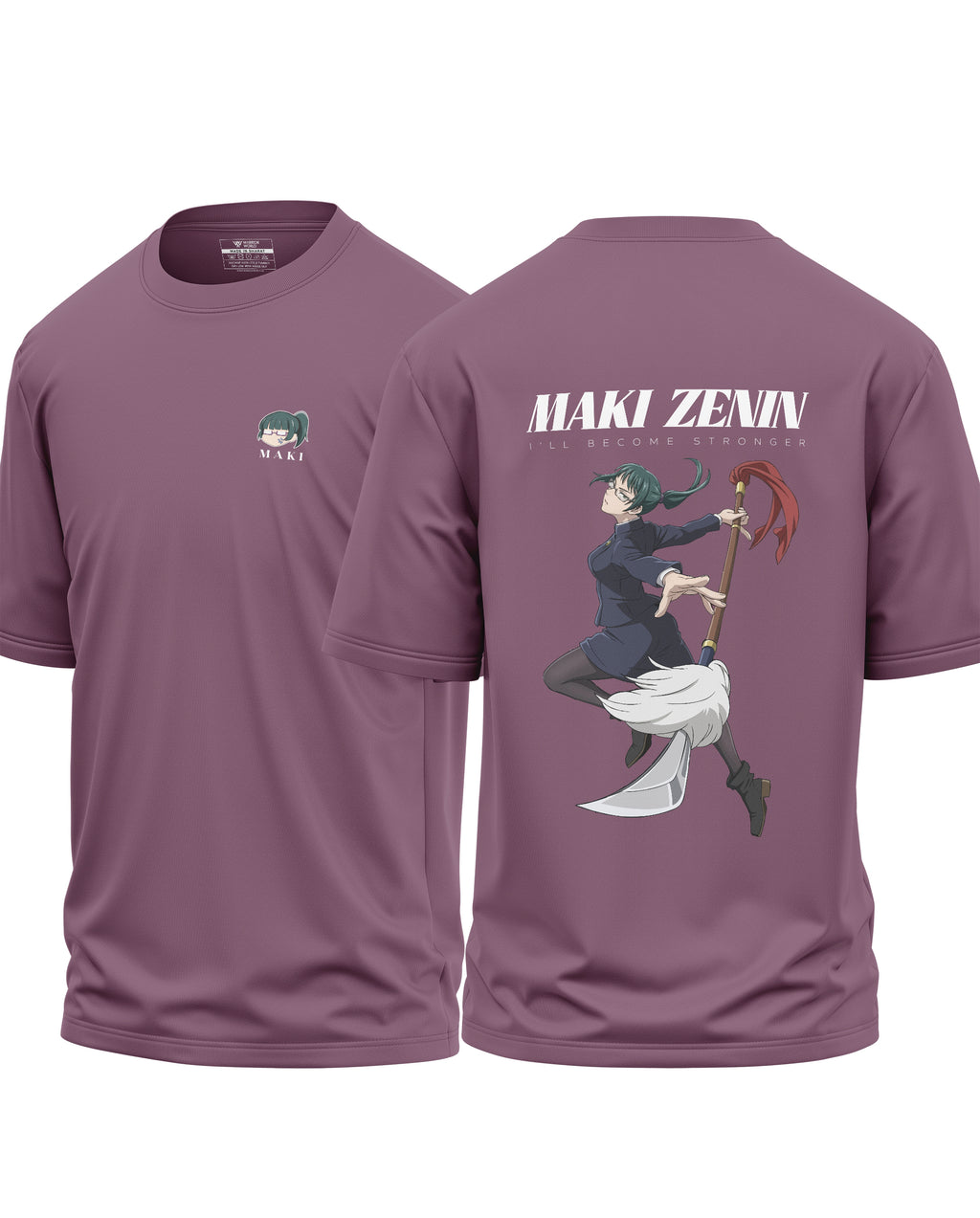 Maki Zenin Become Stonger Cotton Oversized T-shirt