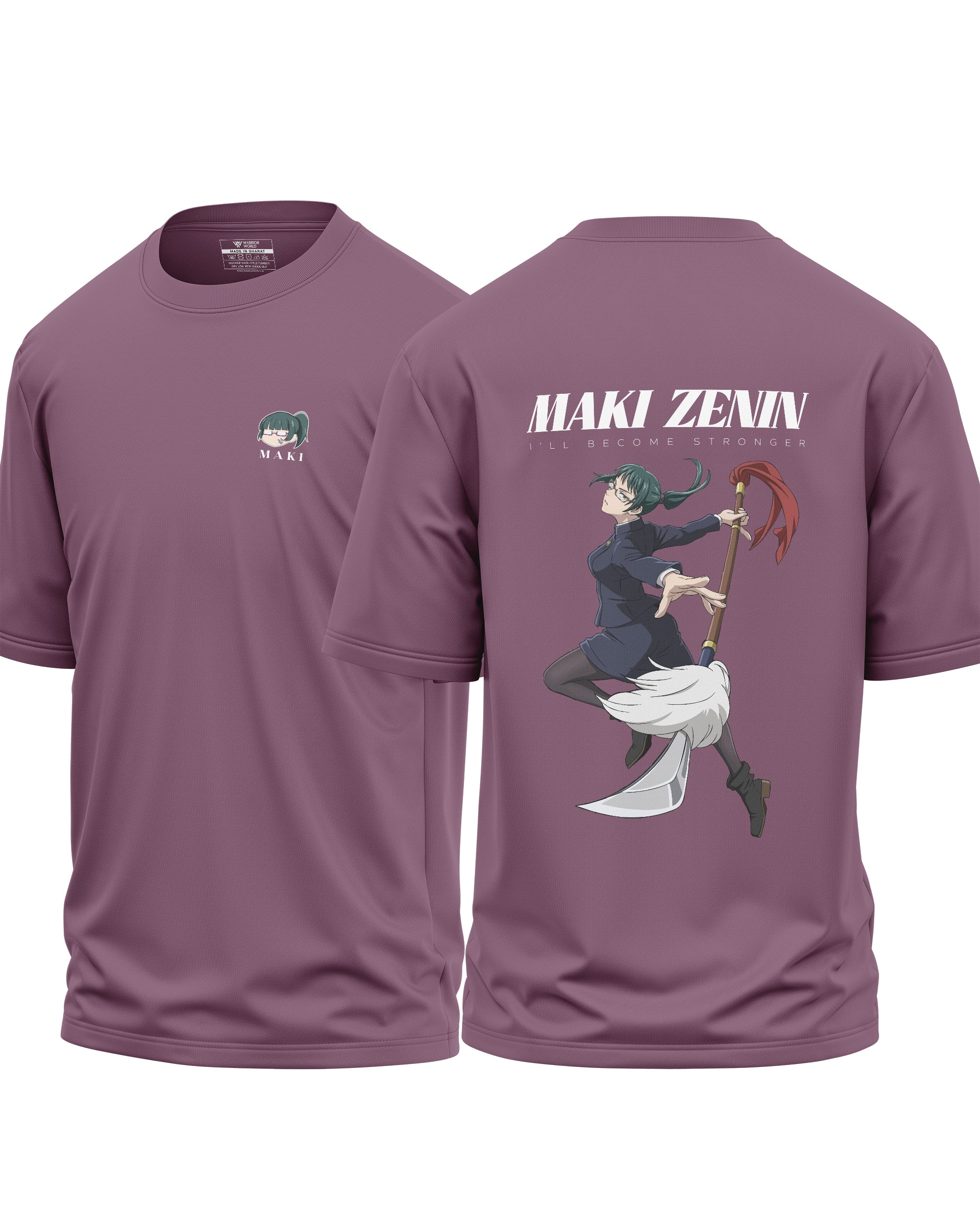 Maki Zenin Become Stonger Cotton Oversized T-shirt