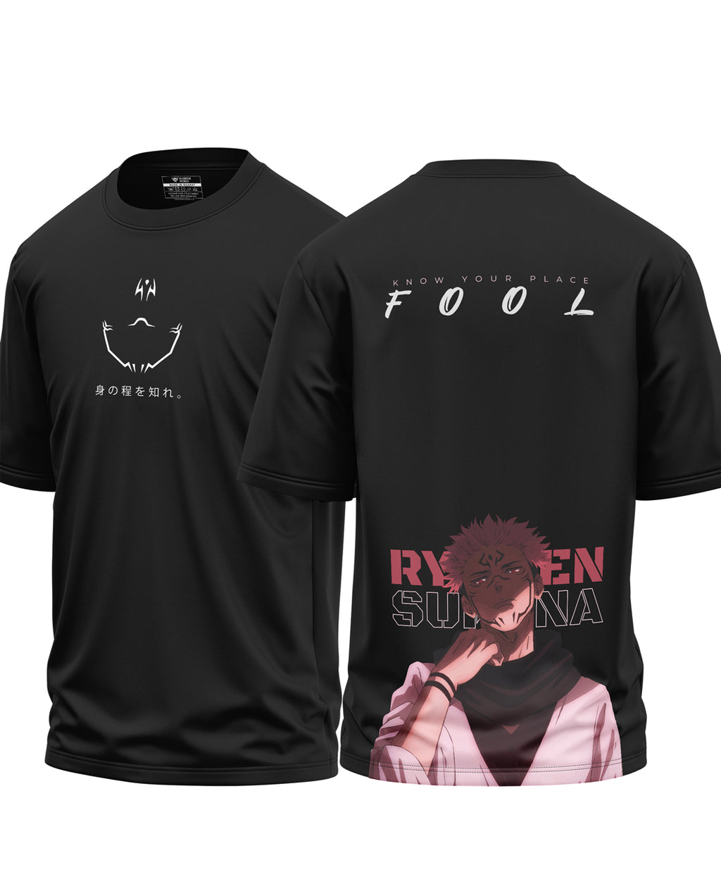 Ryomen Sukuna Cotton Oversized T-shirt