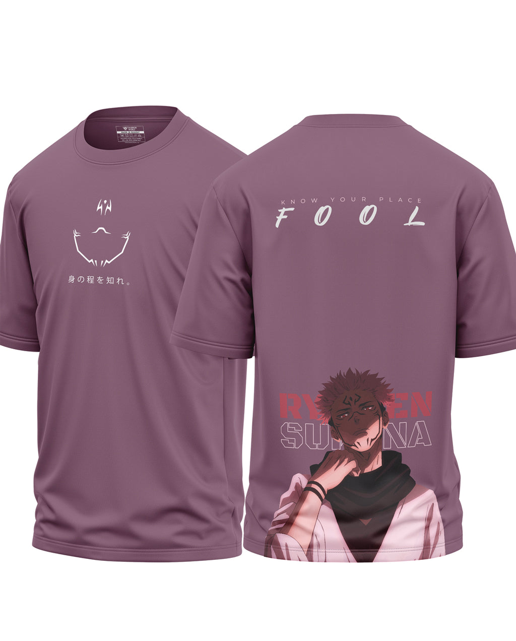Ryomen Sukuna Cotton Oversized T-shirt