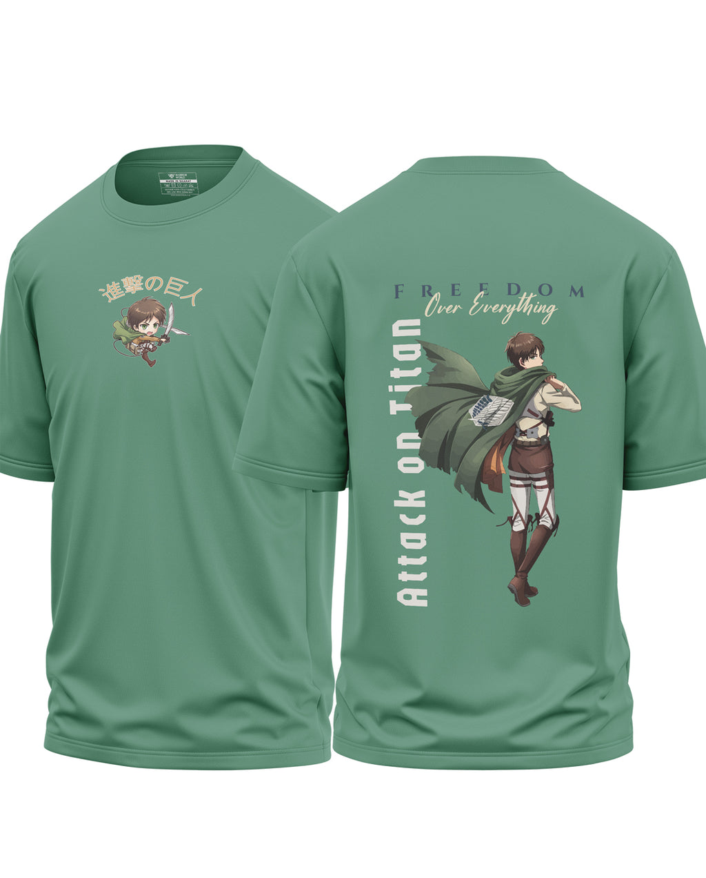 Attack On Titan Cotton Oversized T-shirt