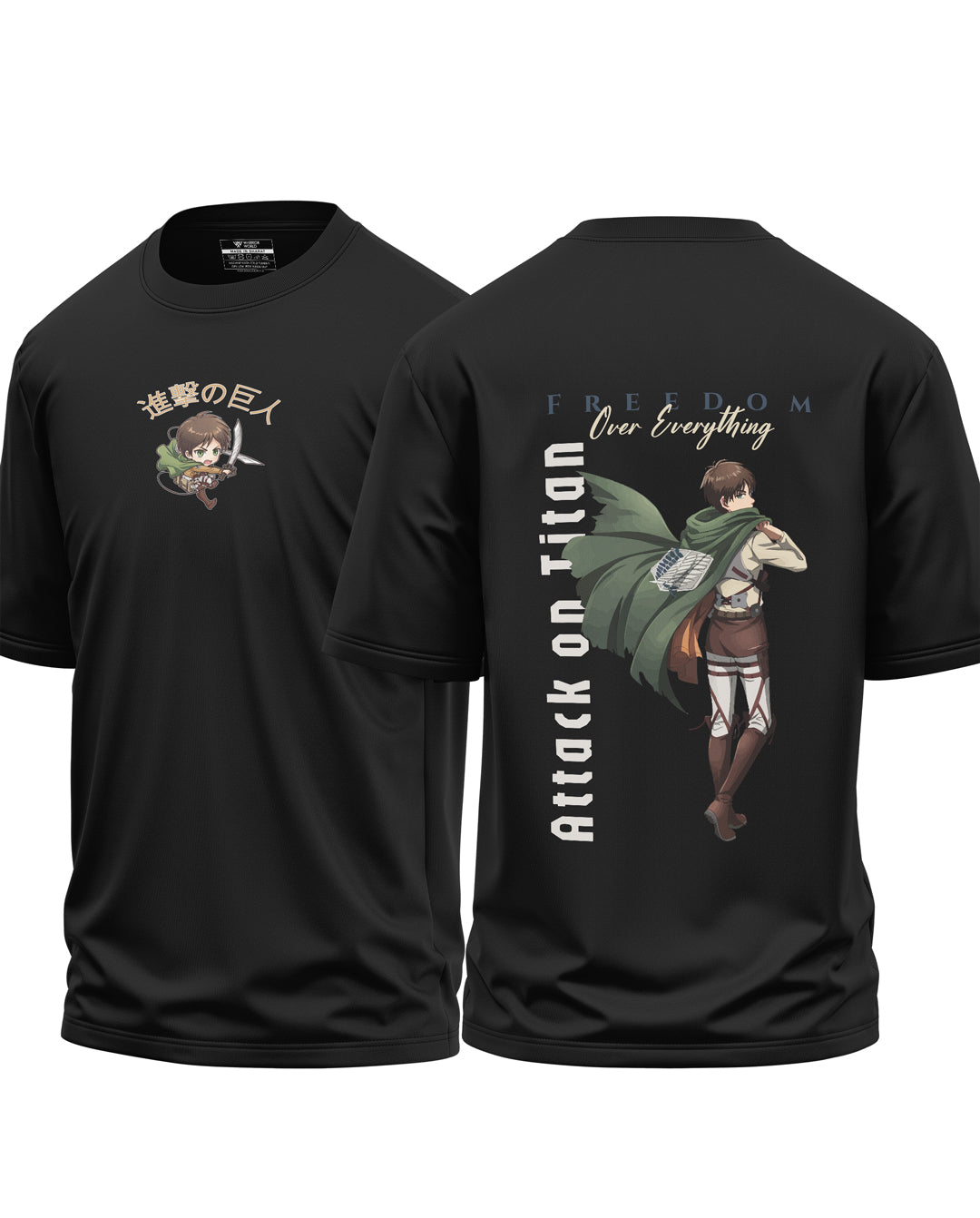 Attack On Titan Cotton Oversized T-shirt
