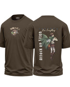 Attack On Titan Cotton Oversized T-shirt