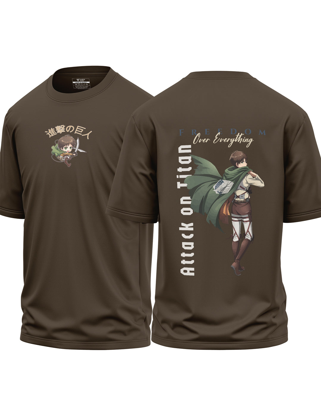 Attack On Titan Cotton Oversized T-shirt