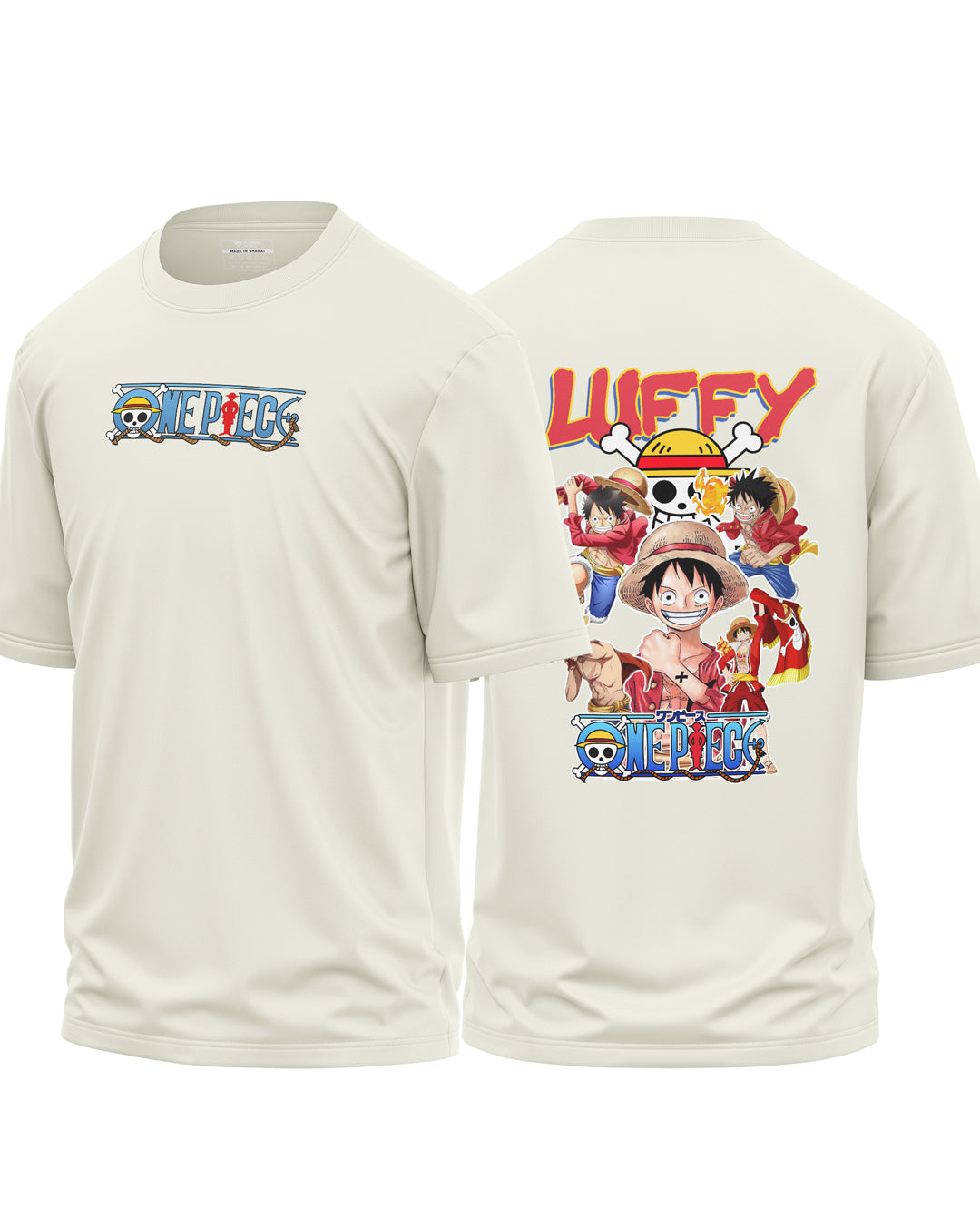 Luffy One Piece Cotton Oversized T-shirt