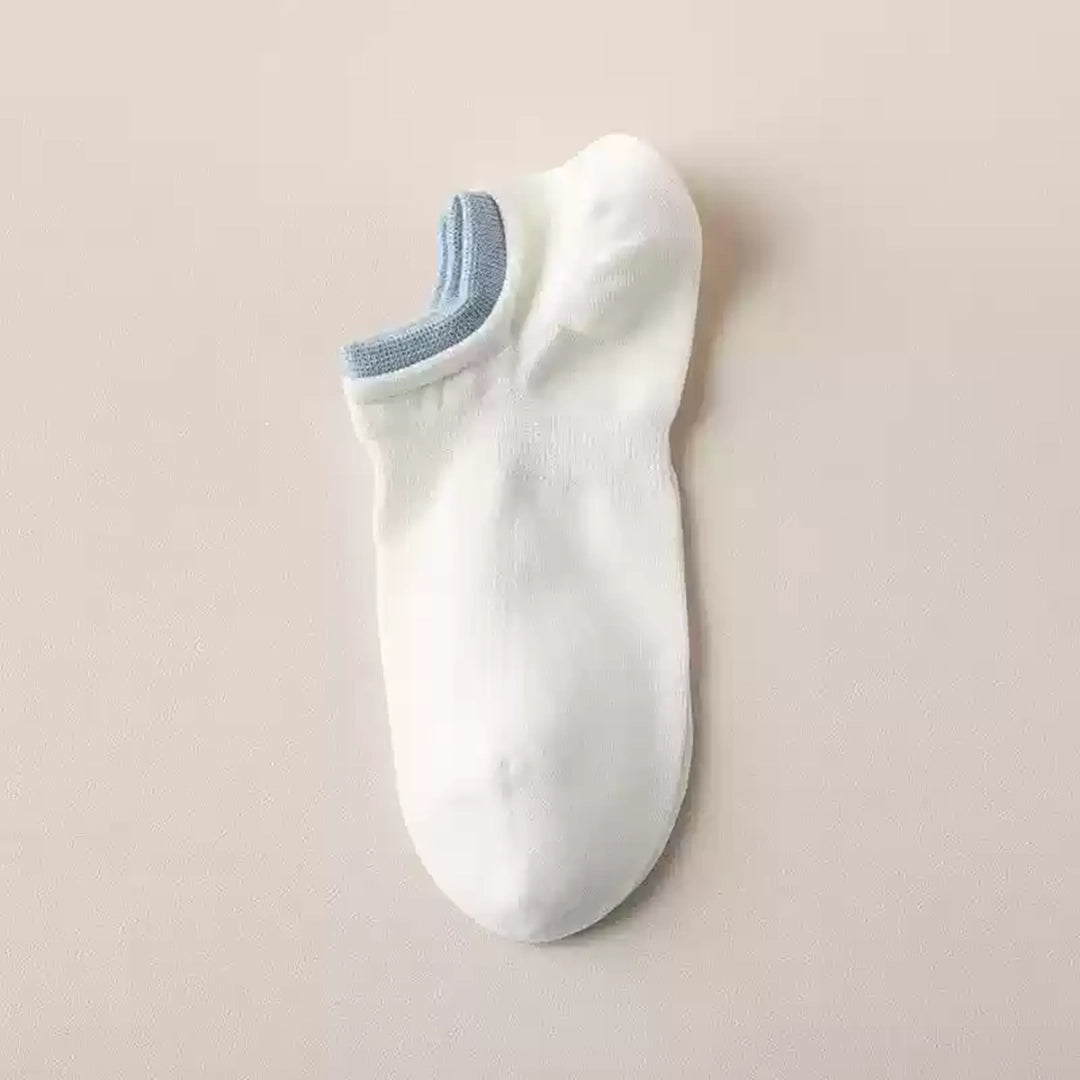 8-Pair Solid Color Socks Combo – Breathable & Stylish