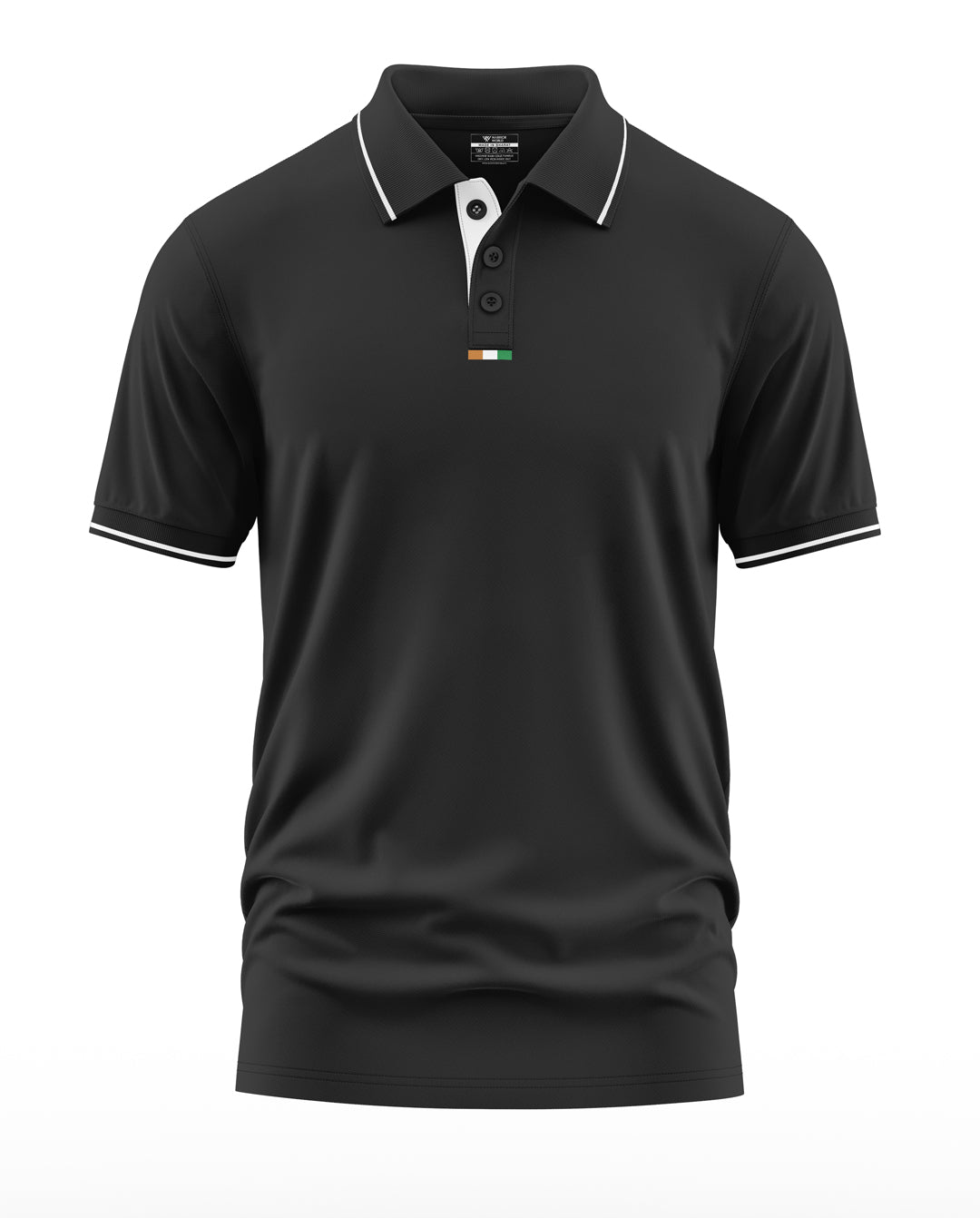 Tri Color India Polo Collar T-Shirt