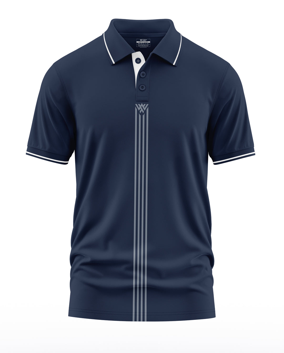 Designer Warriorworld India Polo Collar T-Shirt