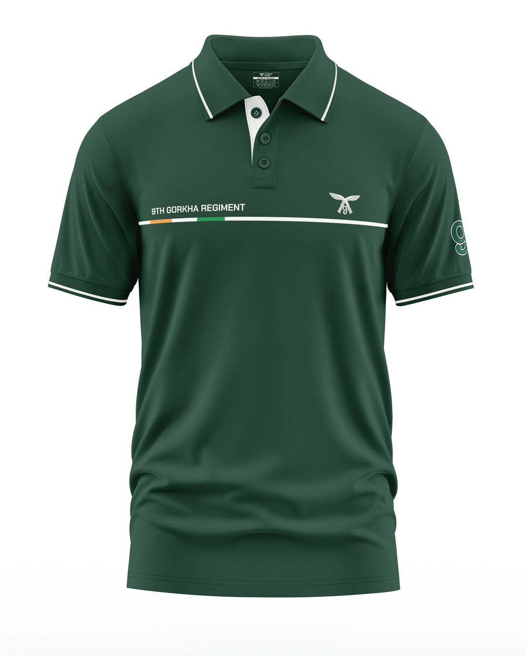 9Th Gorkha Regiment India Polo Collar T-Shirt