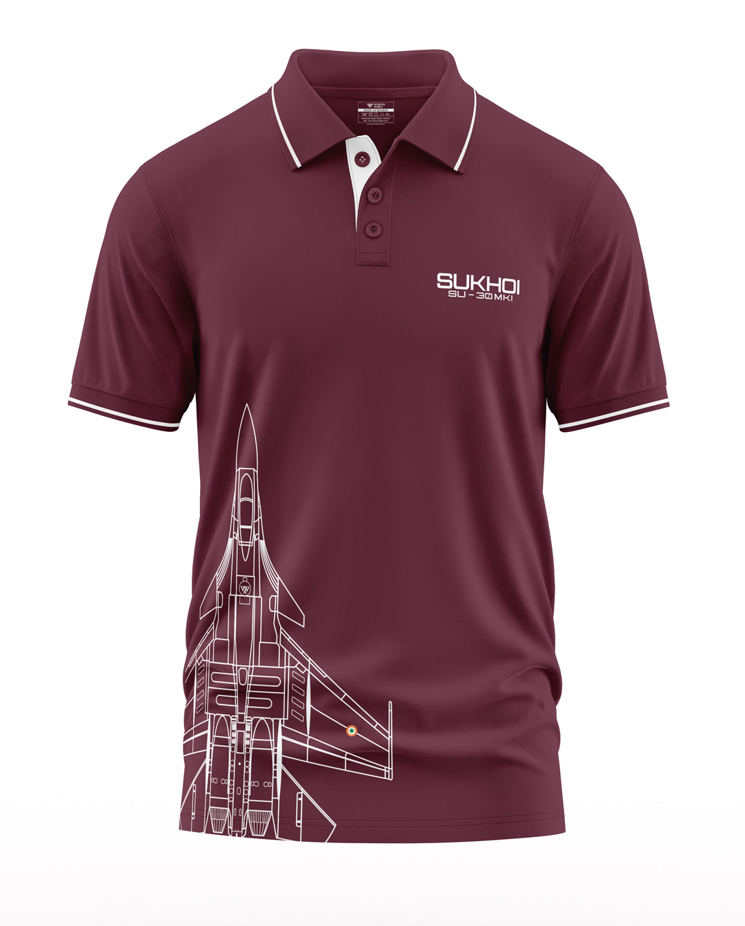 Su-30Mki Sukhoi Polo Collar T-Shirt