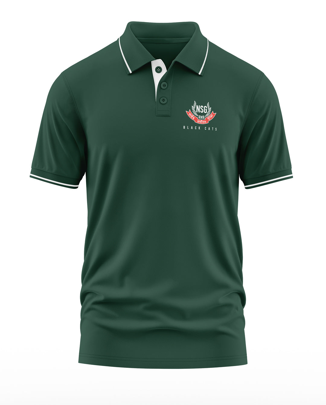 NSG Black Cats Polo Collar T-Shirt