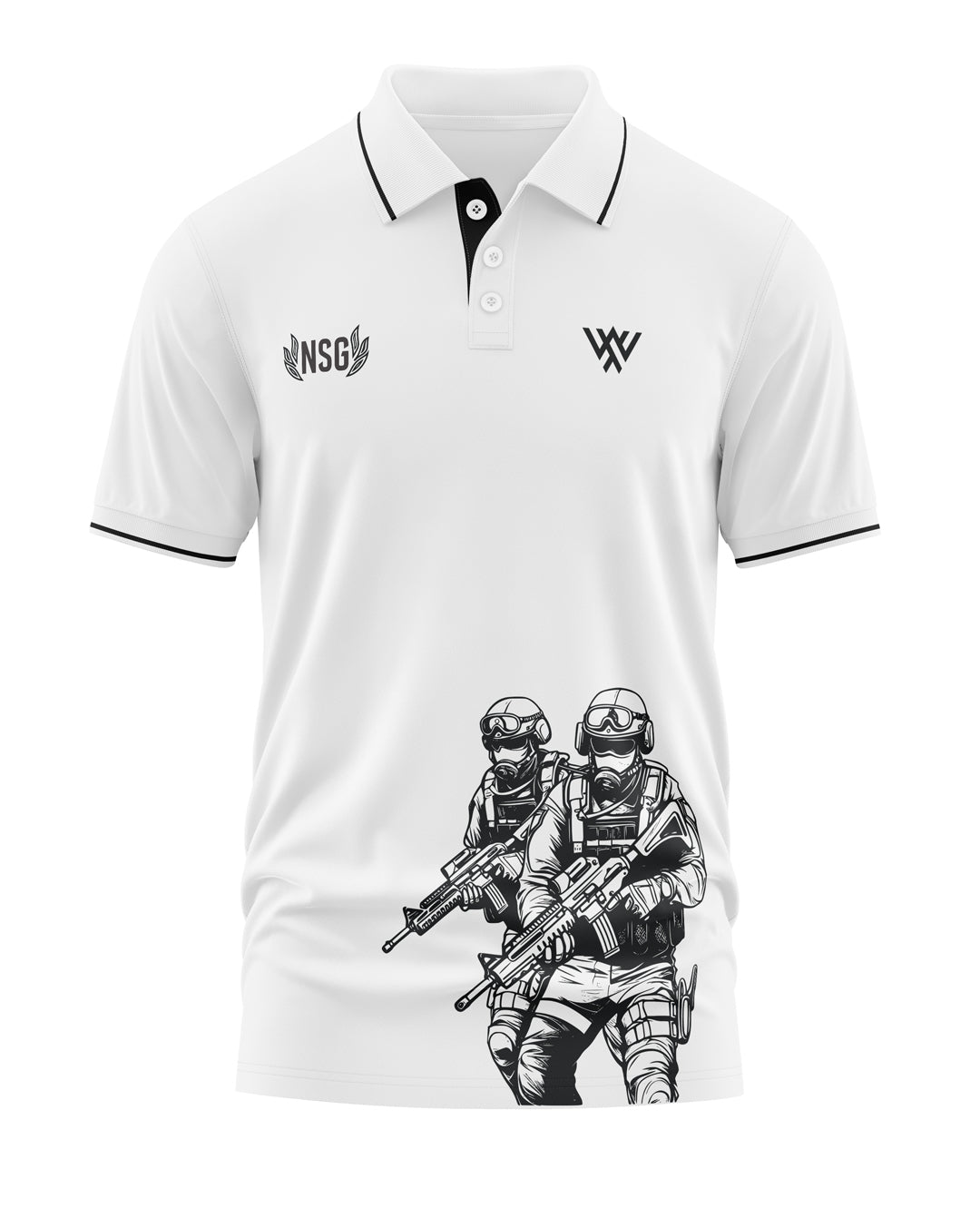 NSG Commando Polo Collar T-Shirt