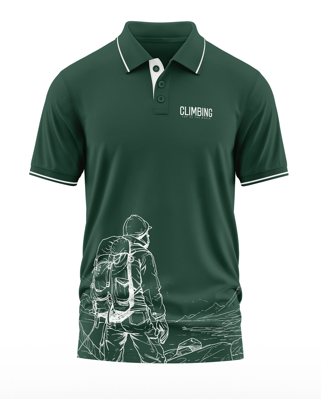 Climbing Polo Collar T-Shirt