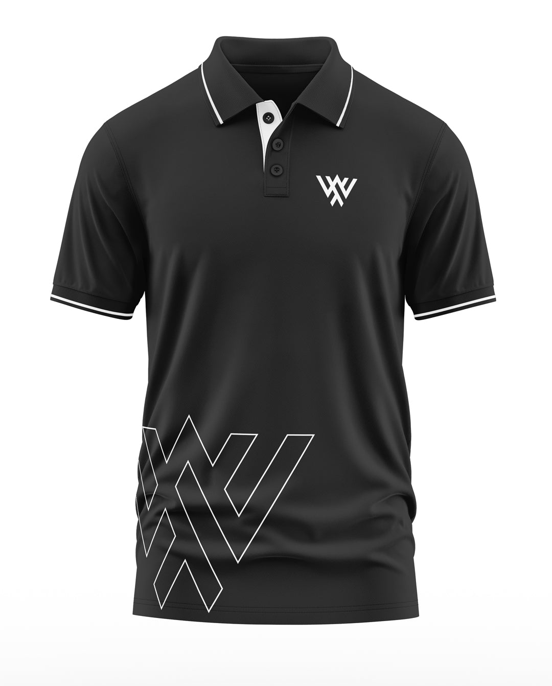 W For Warrior Polo Collar T-Shirt
