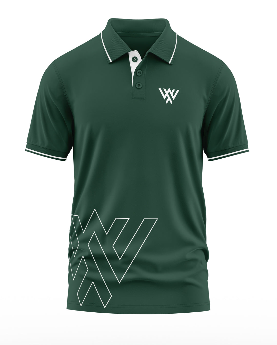 W For Warrior Polo Collar T-Shirt