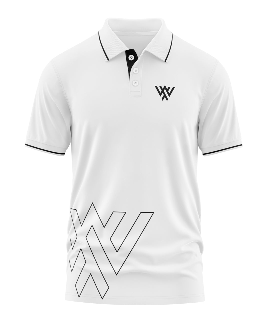 W For Warrior Polo Collar T-Shirt