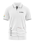 Kargil Map Polo Collar T-Shirt