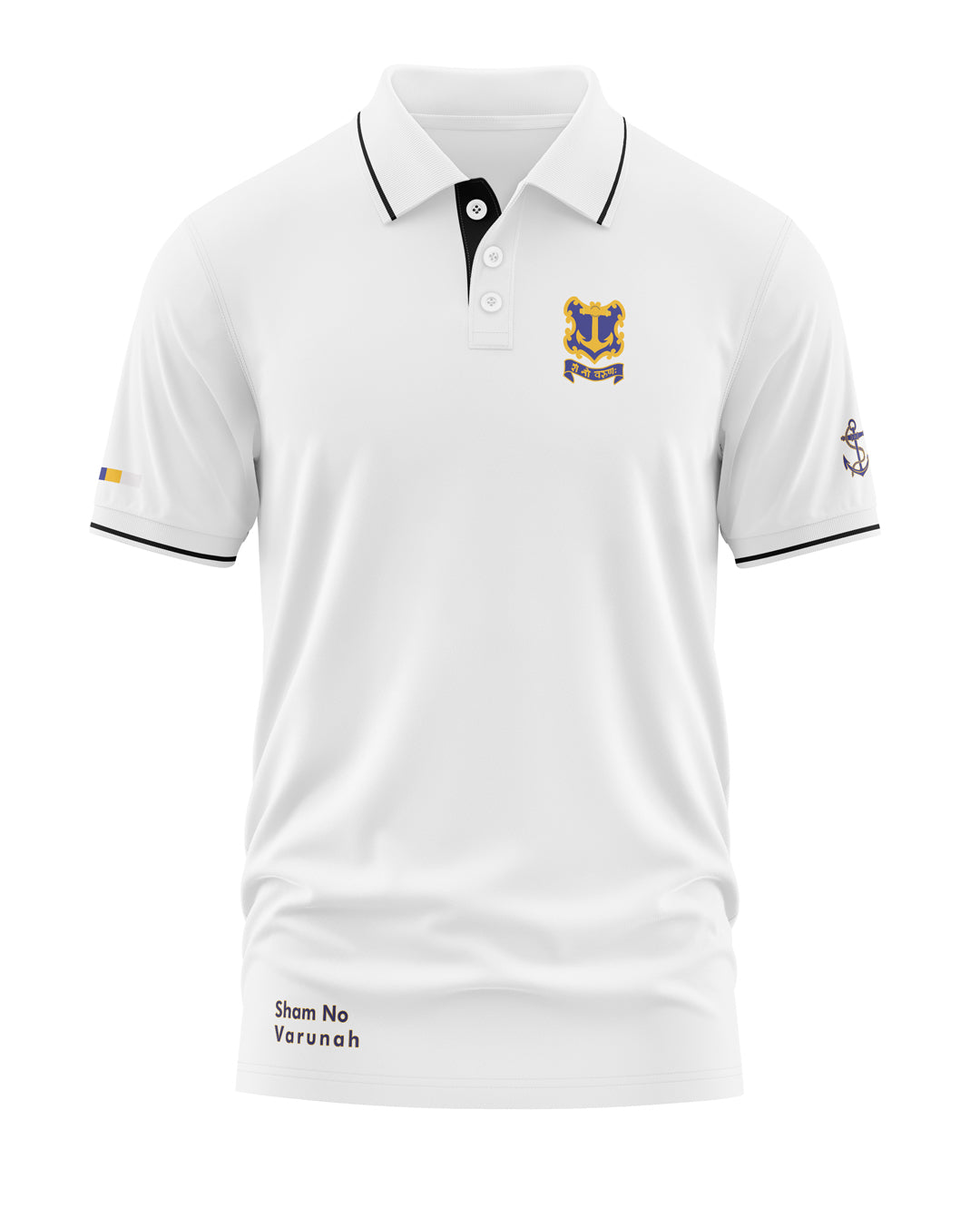 Navy Sham no Varunah Polo Collar T-Shirt