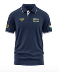 Marcos Navy Polo Collar T-Shirt
