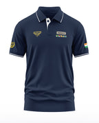 Marcos Navy Polo Collar T-Shirt