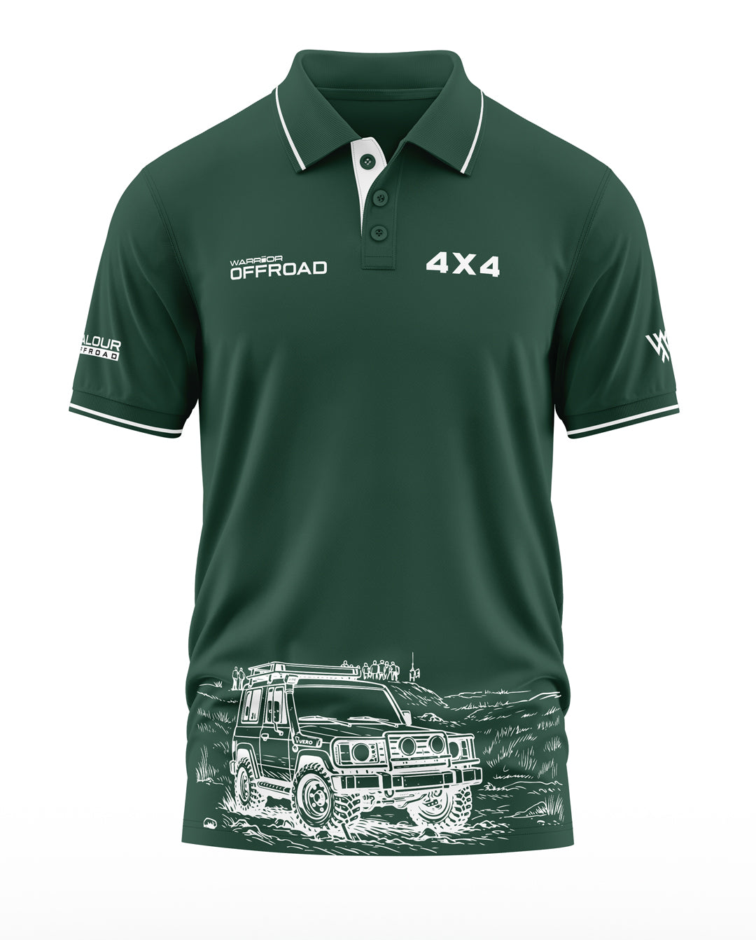 Offroad 4X4 Polo Collar T-Shirt – Warriorworld