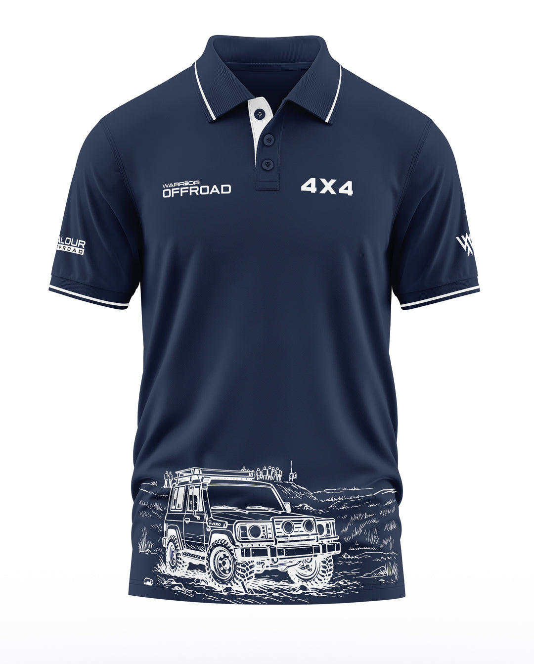 Offroad 4X4 Polo Collar T-Shirt