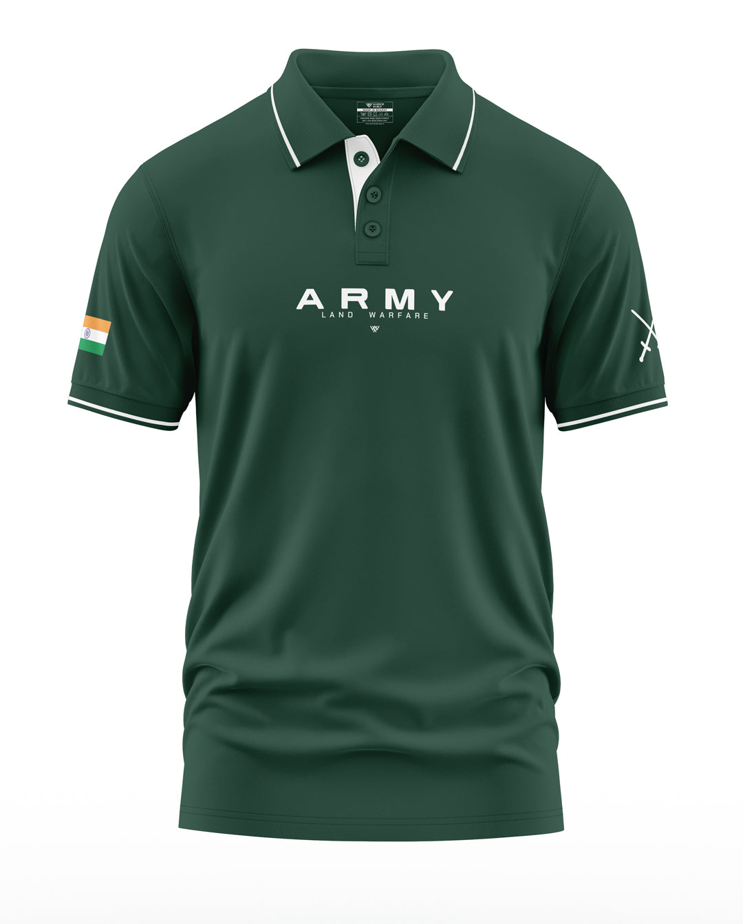 Army Land Warfare Polo Collar T-Shirt