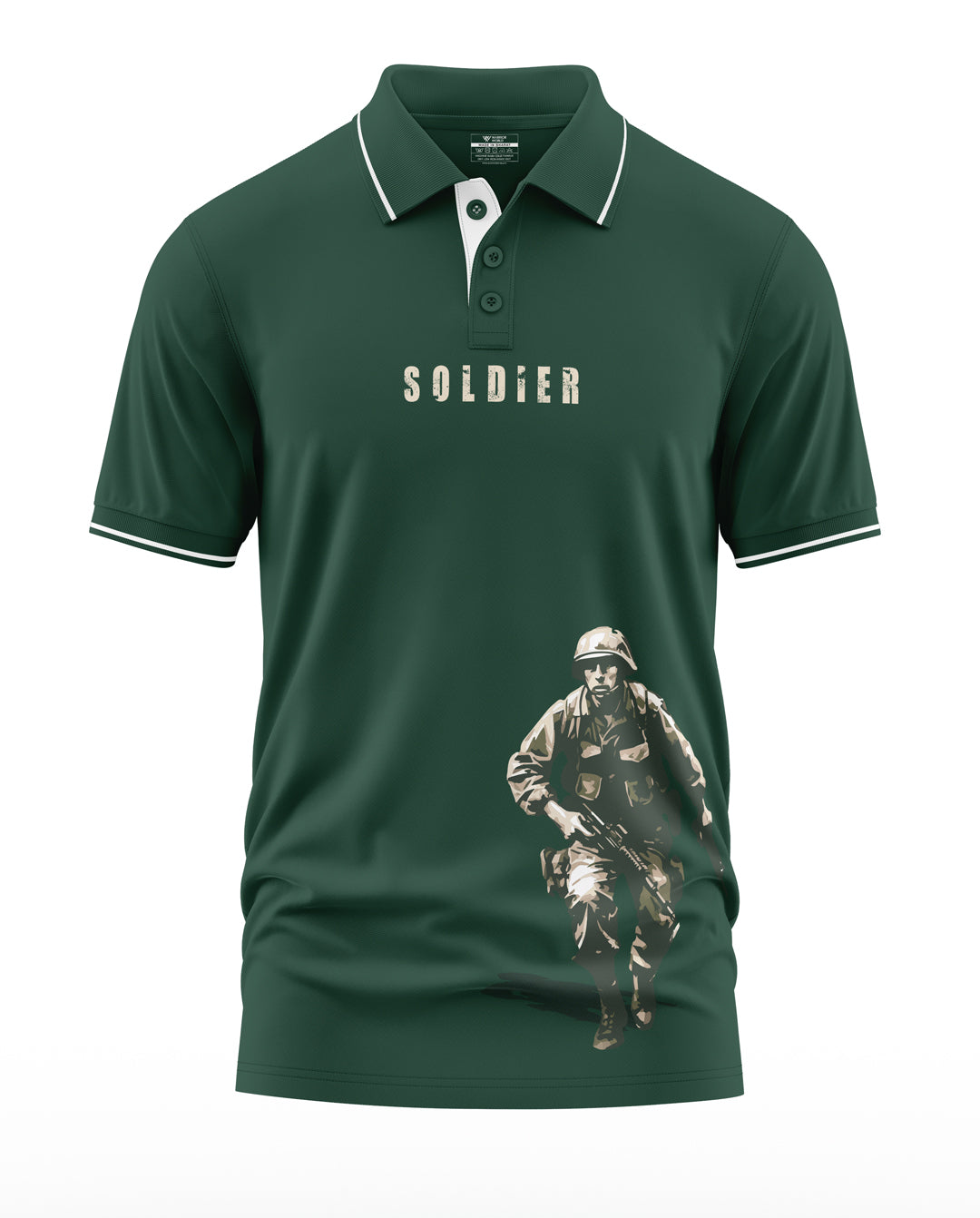 Soldier Polo Collar T-Shirt