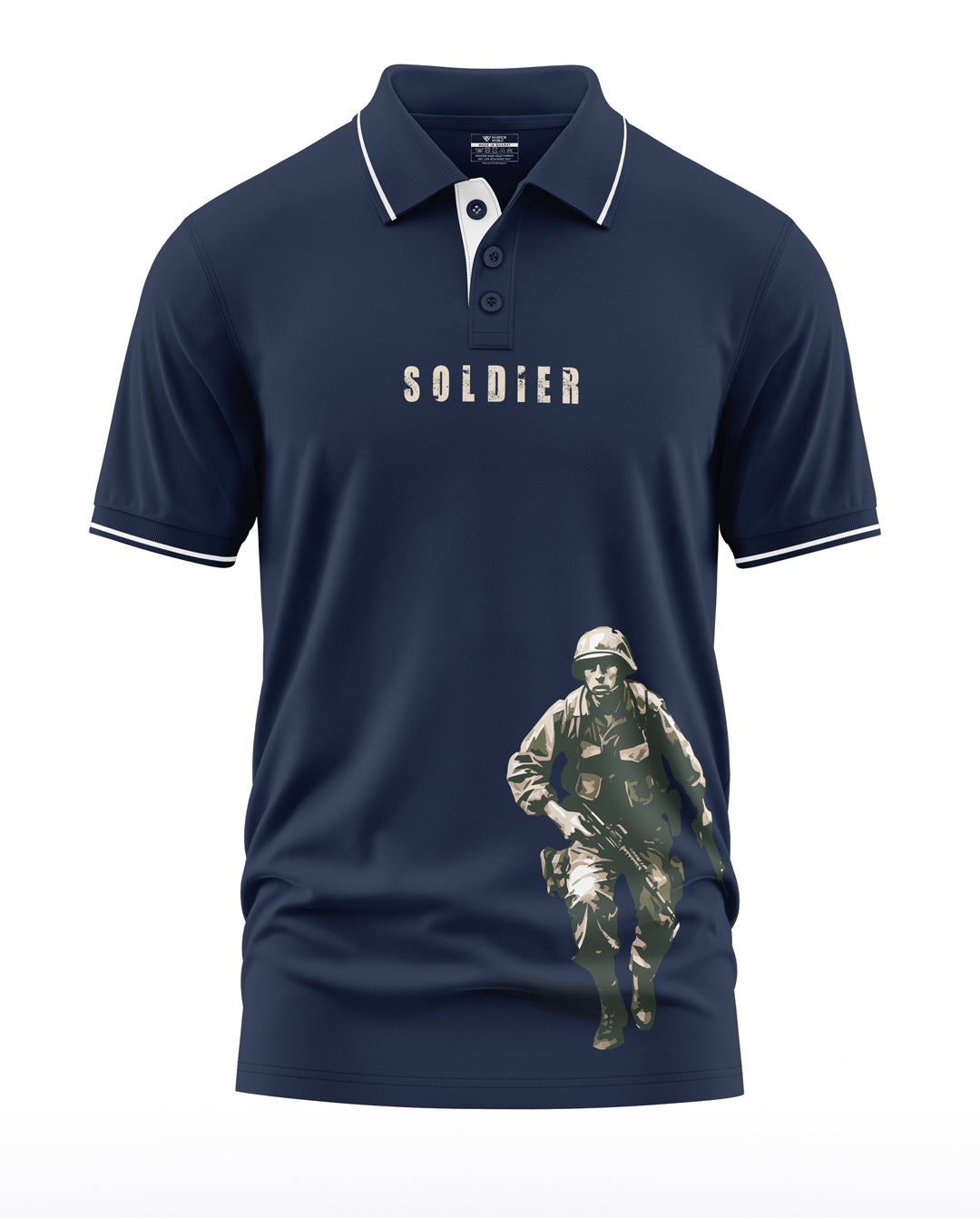 Soldier Polo Collar T-Shirt