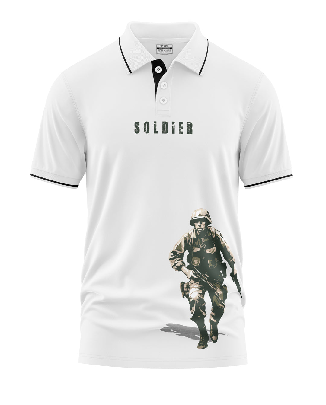 Soldier Polo Collar T-Shirt