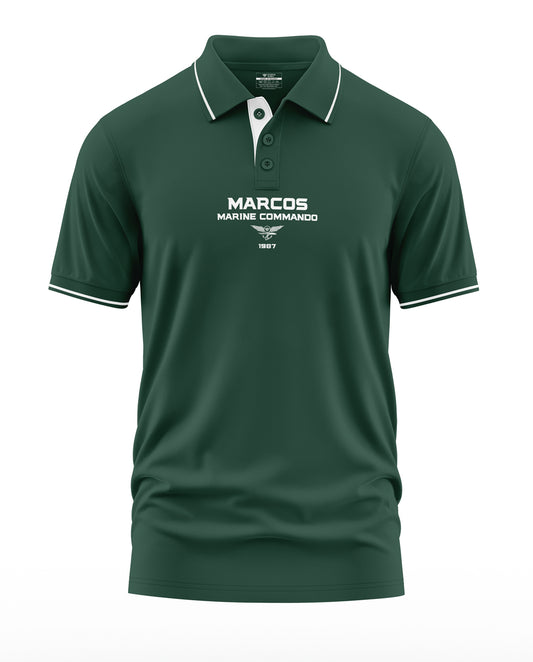 Marcos Marine Commando Polo Collar T-Shirt