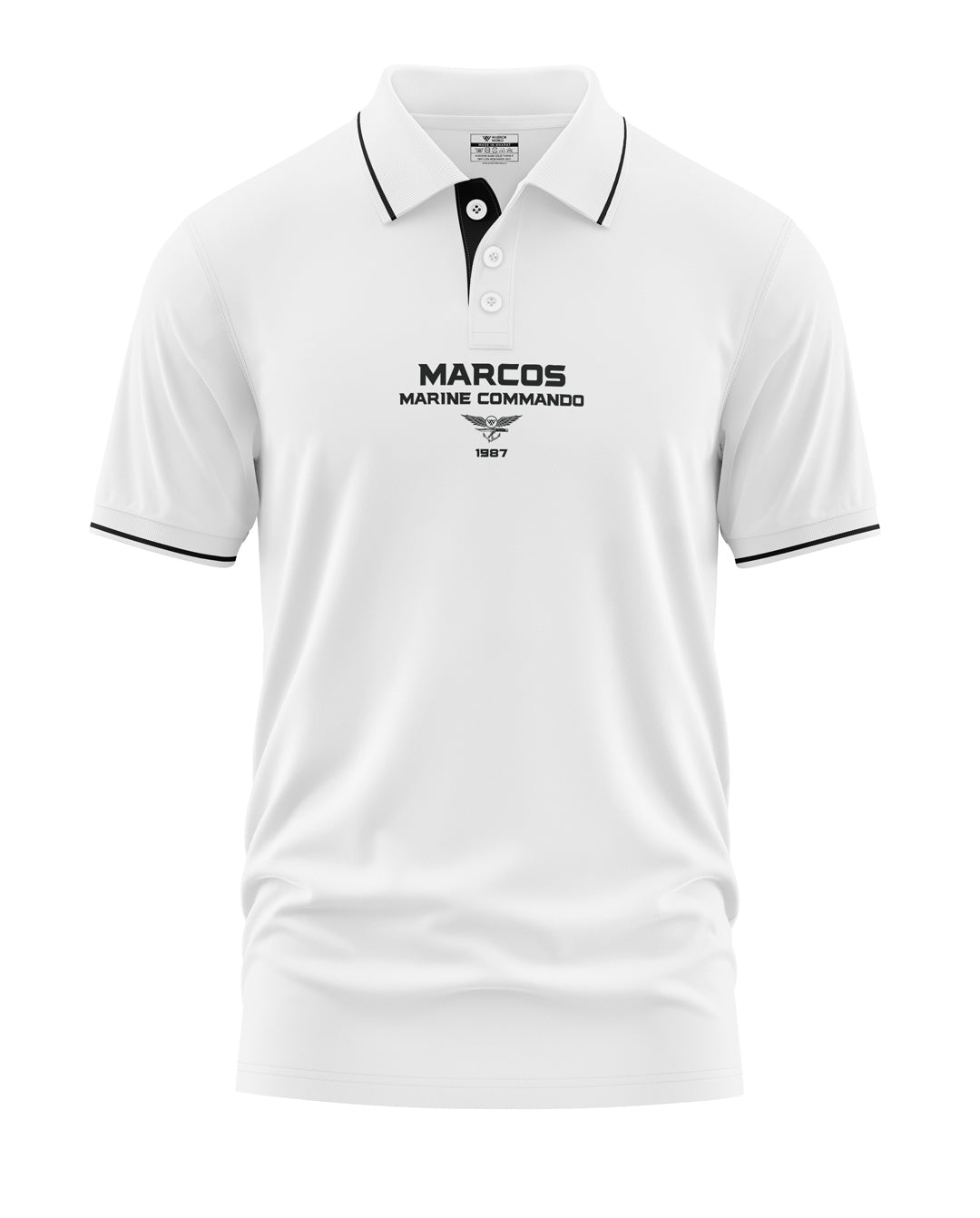 Marcos Marine Commando Polo Collar T-Shirt