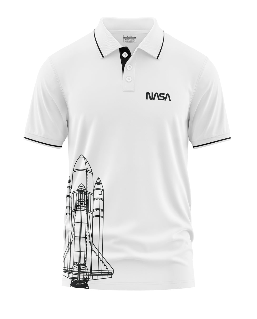 Nasa Polo Collar T-Shirt