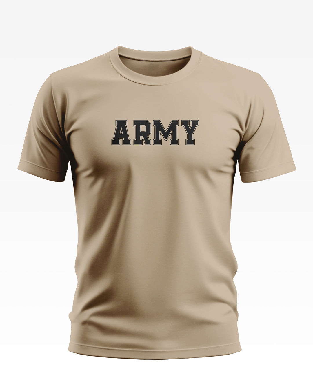 Army Solid Soft Cotton T-shirt