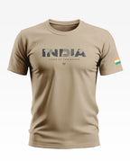 Brave India camo Soft Cotton T-shirt