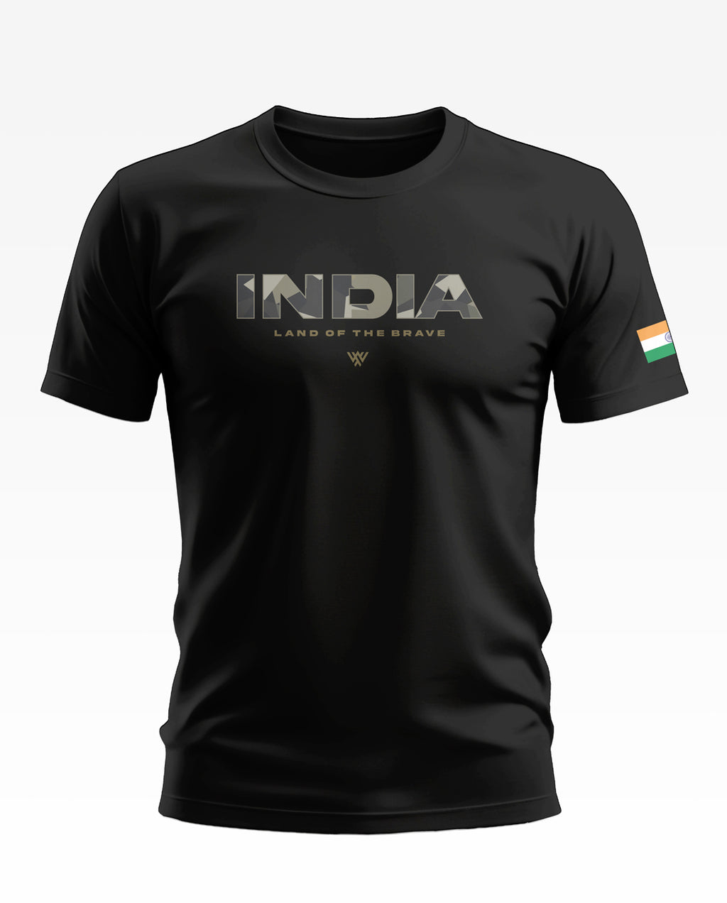 Brave India camo Soft Cotton T-shirt
