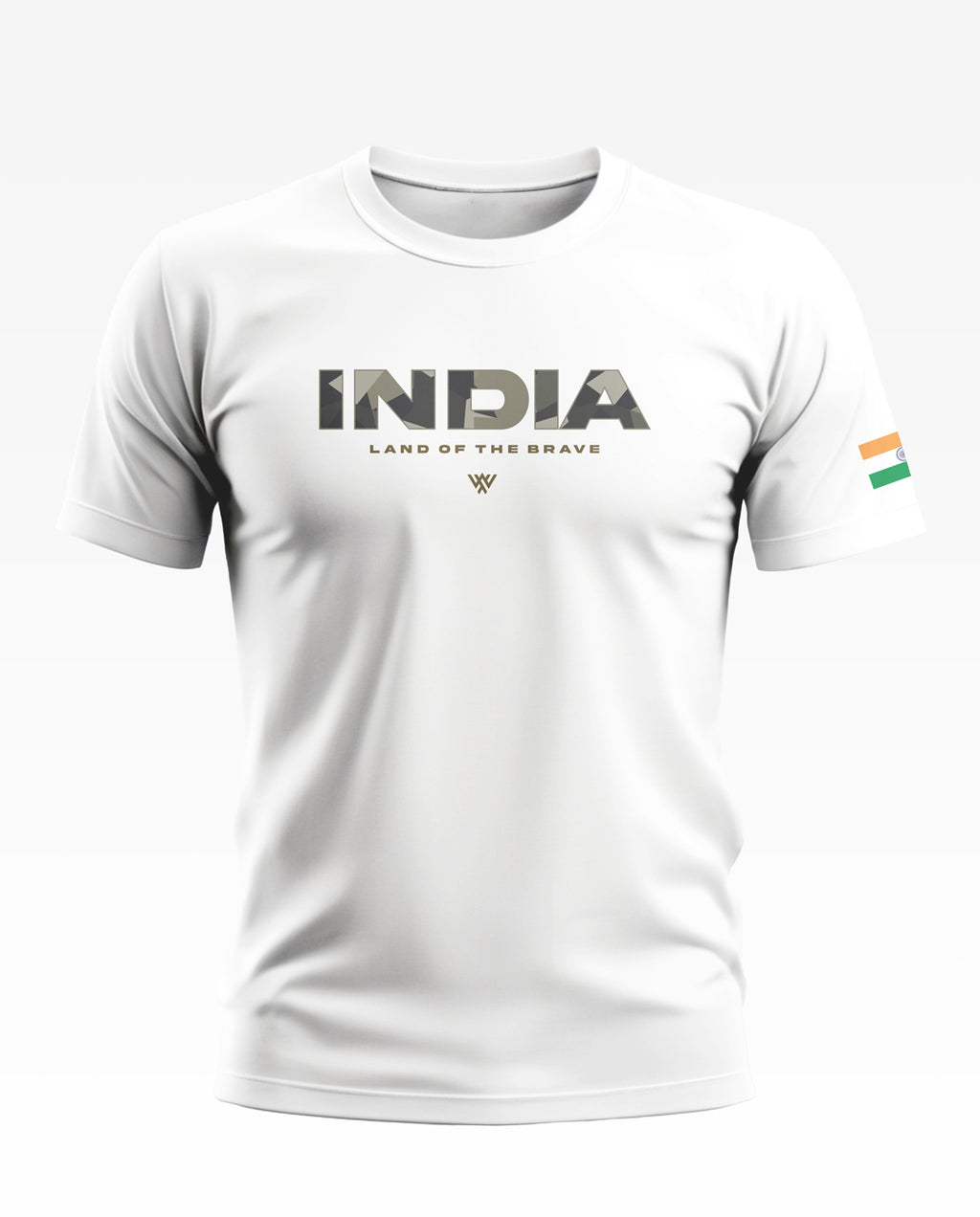 Brave India camo Soft Cotton T-shirt