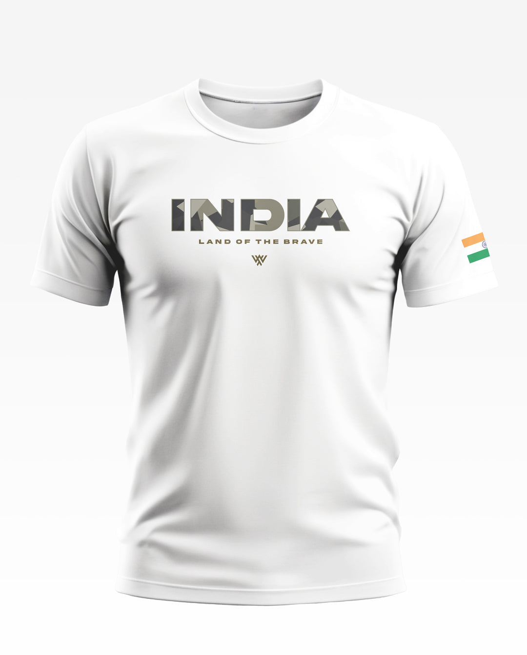 Brave India camo Soft Cotton T-shirt